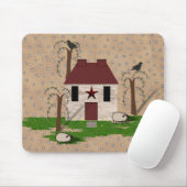 Primitive House Mousepad Muismat (Met muis)