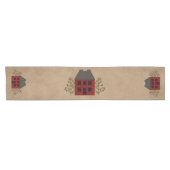 Primitive House Table Runner Korte Tafelloper (Horizontaal)