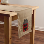Primitive House Table Runner Korte Tafelloper (Voorbeeld)