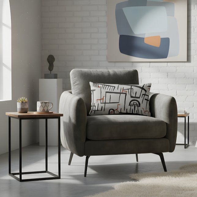 Primitive Pulse Lumbar Pillow Kussen (Creator heeft geüpload)