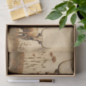 Primitive Texas Longhorns Tissuepapier (Geschenk)