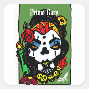 Primo Raro spanish Kousin Freaky Vierkante Sticker
