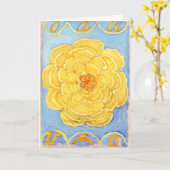 Primordiale Chaos 24 | Hilma af Klint | Kaart (Gele Bloem)