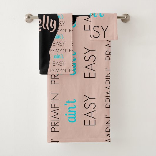 Primpin' n'est pas Easy Girly Urbain Serviette de  (En situation)
