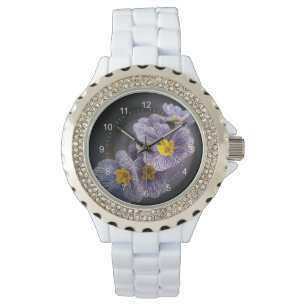 Primrose bloemen horloge