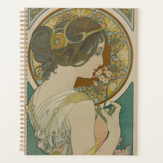 Primrose by Alphonse Mucha (1899) Planner (Voorkant)