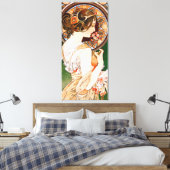 Primrose door Alphonse Mucha Canvas Afdruk (Insitu (Slaapkamer))
