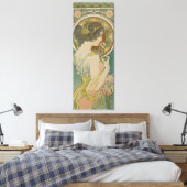 Primrose door Alphonse Mucha Canvas Afdruk (Insitu (Slaapkamer))