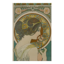 Primrose door Alphonse Mucha Perfect Poster