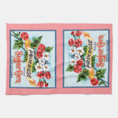 Primrose Flowers Crate Art Kitchen Towel Theedoek (Horizontaal)