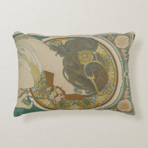 Primrose van Alphonse Mucha (1899) Accent Kussen