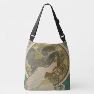 Primrose van Alphonse Mucha (1899) Crossbody Tas