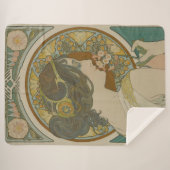 Primrose van Alphonse Mucha (1899) Sherpa Deken (Voorkant (horizontaal))