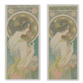 Primrose van Alphonse Mucha (1899) Sticker (Voorkant)