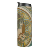 Primrose van Alphonse Mucha (1899) Thermosbeker (Geroteerd rechts)