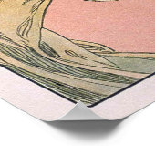 Primrose van Alphonse Mucha - Art Nouveau Poster (Hoek)