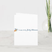 Primroses Invitation Notecard (Achterkant)