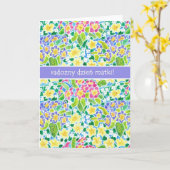 Primroses Moederdag Kaart, Poolse Groet Kaart (Gele Bloem)