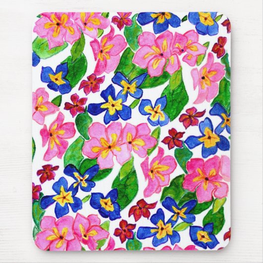 Primroses Mousepad Muismat (Voorkant)