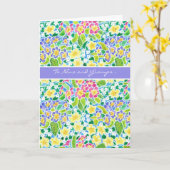 Primroses personnalisables Grand-parents Carte de  (Fleur jaune)