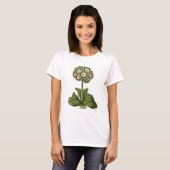 Primula Auricula Blue T-shirt (Voorkant volledig)