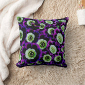 Primula Auricula Nacht Paarse decor-Zachte Kussens (Deken)