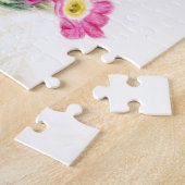 Primula rose aquarelle art puzzle puzzle (Côté)
