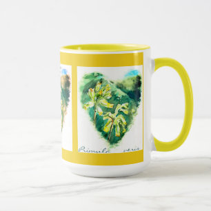 Primula veris Green Heart Sleutelbloem Mok