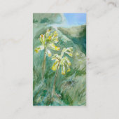 Primula Veris Heart visitekaartje (Achterkant)