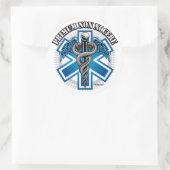 PRIMUM NON NOCERE Combat Medische Ronde Sticker (Tas)