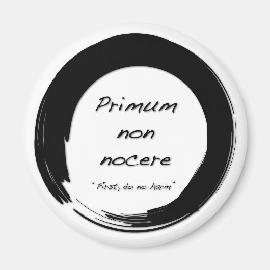 Primum Non Nocere Magneet (Voorkant)
