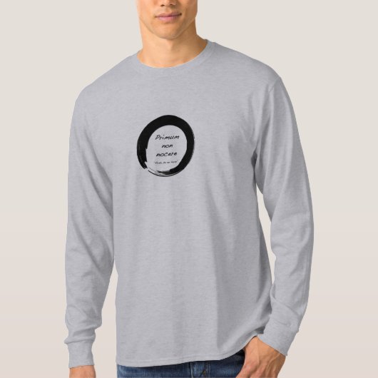Primum Non Nocere T-shirt (Voorkant)