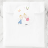 Primus & Prisma kissing Ronde Sticker (Tas)