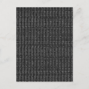 Primzahlen Briefkaart