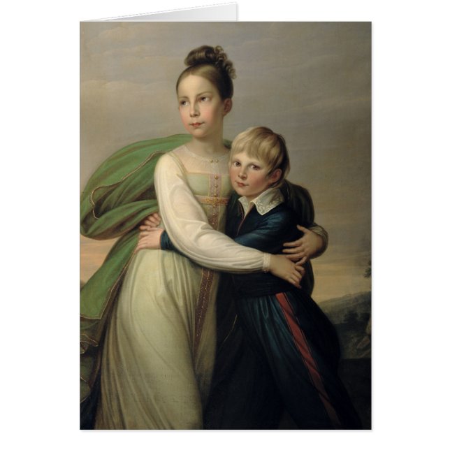 Prince Albrecht et princesse Louise, c.1817 (Devant)