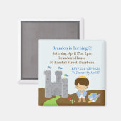 Prince Anniversaire de fête Magnet (Recto/Verso)