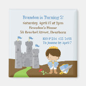 Prince Anniversaire de fête Magnet (Devant)