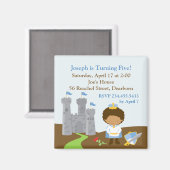 Prince Anniversaire de fête Magnet (Recto/Verso)