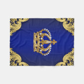 Prince Baby Boy Blanket Fleece Deken (Voorkant (Horizontaal))