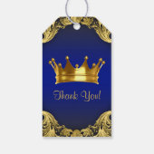 Prince Baby shower Cadeaulabel (Achterkant)