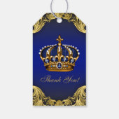 Prince Baby shower Cadeaulabel (Achterkant)