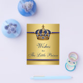 Prince Baby shower Games wenst Baby Flyer (Enkel)