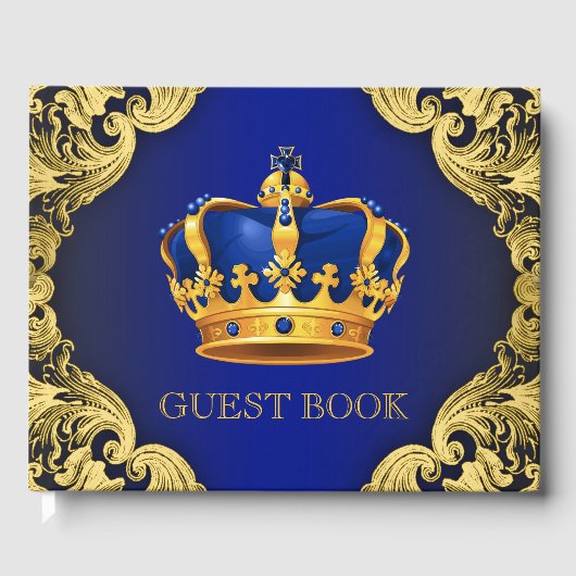 Prince Baby shower gastenboek (Voorkant)