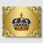 Prince Baby shower gastenboek (Achterkant)