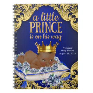 Prince Baby shower gastenboek Notitieboek