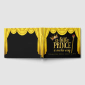 Prince Baby shower livre d'hôtes Black Gold Prince (Complet)