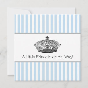 Prince Baby Shower voor Jongen Kaart