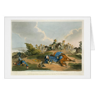 Prince Blucher sous son cheval à la bataille de W
