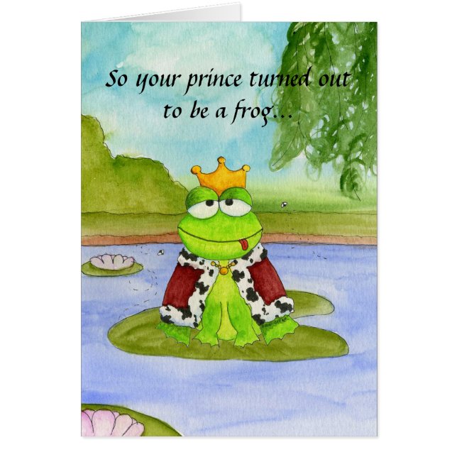 Prince Card de grenouille (Devant)
