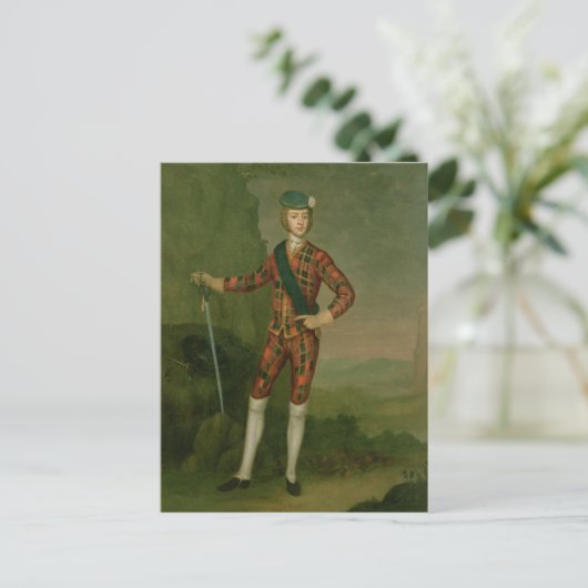 Prince Charles Edward Stuart Briefkaart (Staand voorkant)